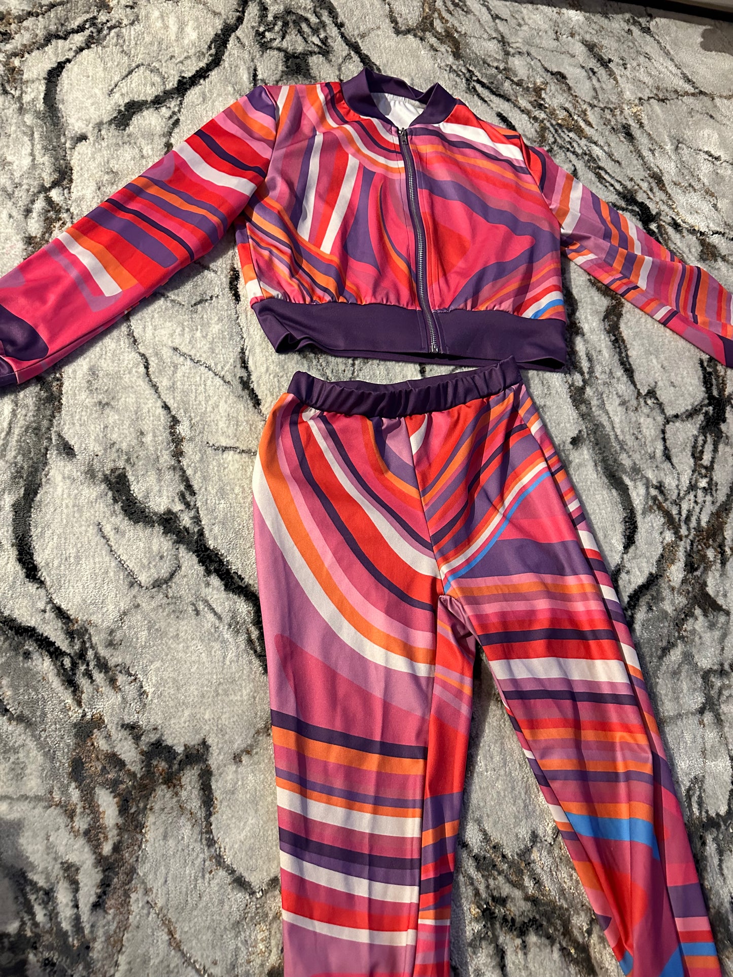 2 piece pink set M