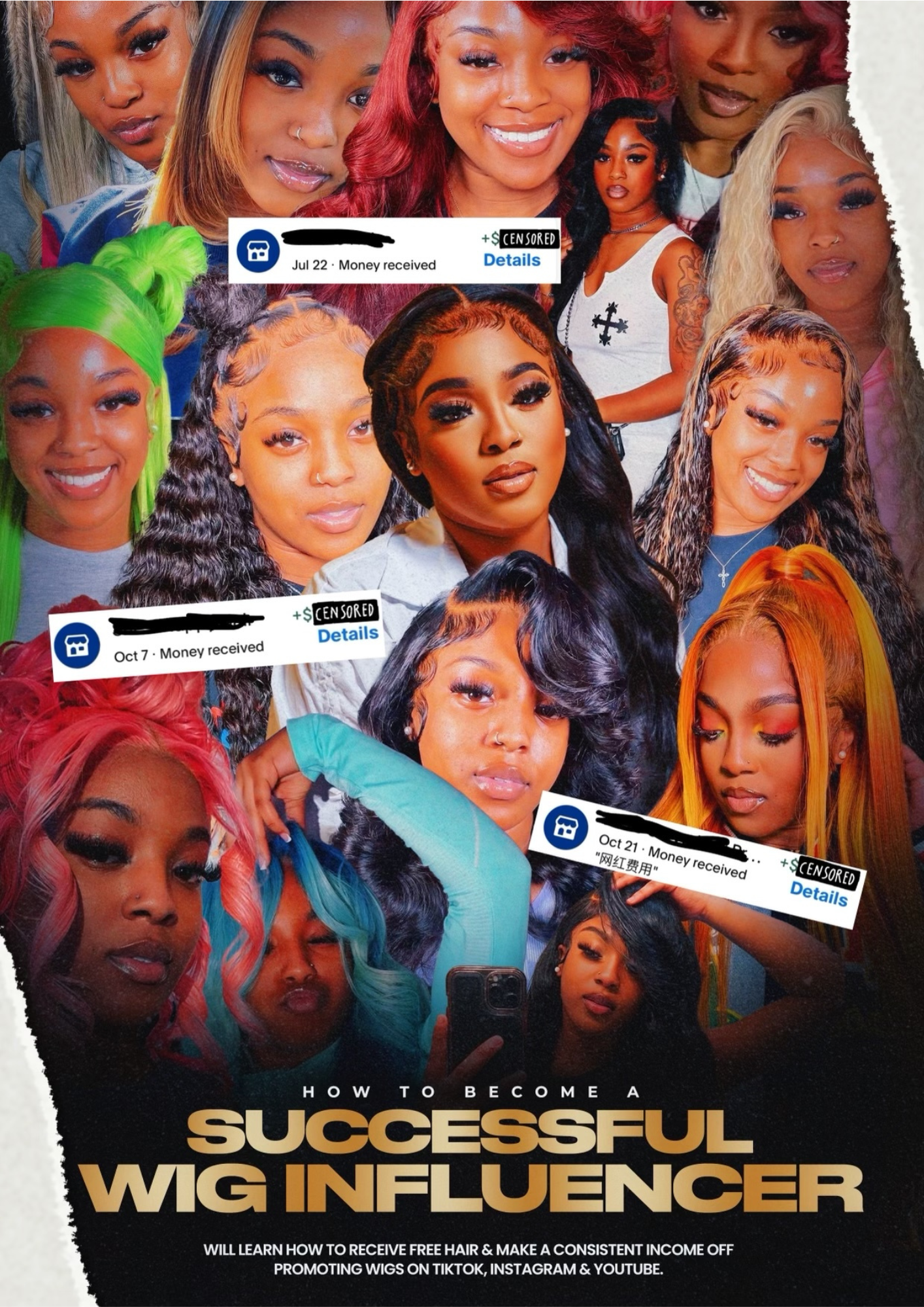 How To Become A Successful Wig Influencer Ebook W/Note Taking & Planner