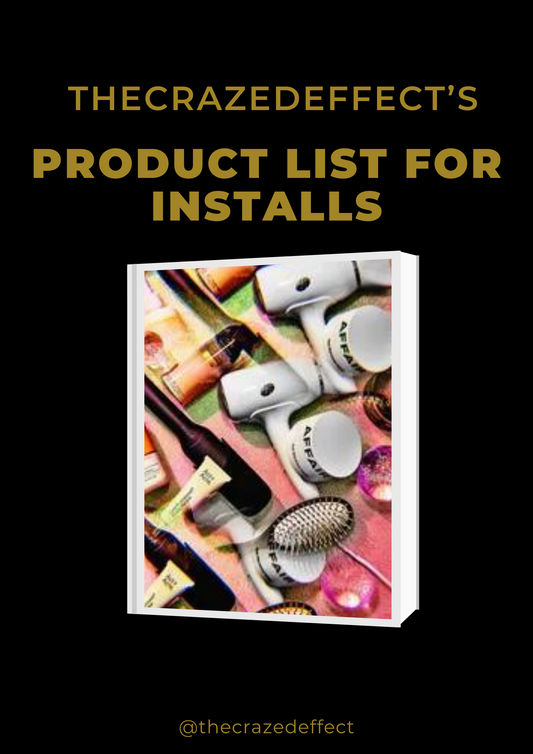 Hair Products List